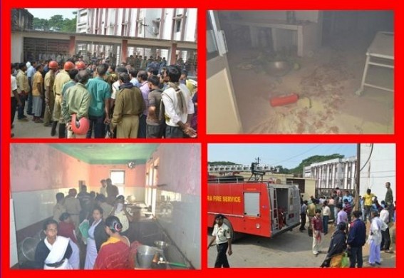 Massive fire broke out at GB hospital : Panic prevails for an hour